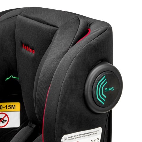 Bebico Fotelik samochodowy Bebico DEFENDER RED i-Size 76-150 cm wzrostu (9-36kg)