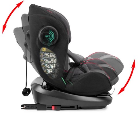 Bebico Fotelik samochodowy i-Size ISOFIX GT 360 MULTI 40-125 cm