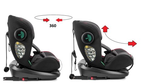 Bebico Fotelik samochodowy i-Size ISOFIX GT 360 MULTI 40-125 cm