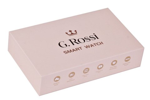 G.Rossi Damski SMARTWATCH G.Rossi SW014G-2 Różowe złoto