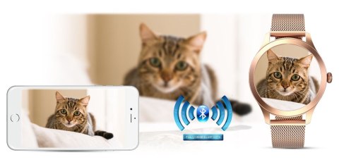 G.Rossi Damski SMARTWATCH G.Rossi SW014G-2 Różowe złoto