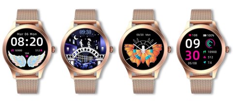 G.Rossi Damski SMARTWATCH G.Rossi SW014G-2 Różowe złoto