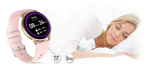 G.Rossi Damski SMARTWATCH G.Rossi SW015-2 Różowy