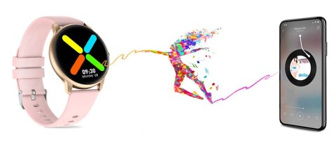 G.Rossi Damski SMARTWATCH G.Rossi SW015-2 Różowy