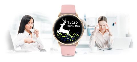 G.Rossi Damski SMARTWATCH G.Rossi SW015-2 Różowy