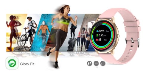 G.Rossi Damski SMARTWATCH G.Rossi SW015-2 Różowy