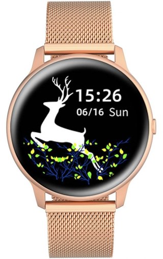 G.Rossi Damski SMARTWATCH G.Rossi SW015-4 Różowe złoto