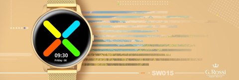 G.Rossi Damski SMARTWATCH G.Rossi SW015-5 Złoty