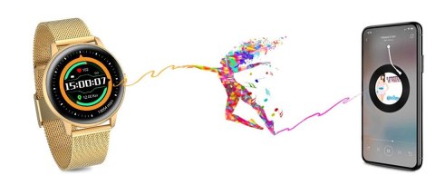 G.Rossi Damski SMARTWATCH G.Rossi SW015-5 Złoty