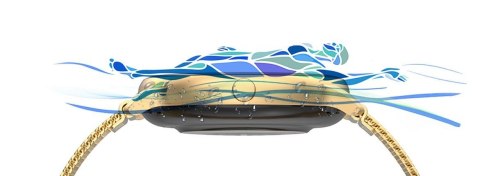 G.Rossi Damski SMARTWATCH G.Rossi SW015-5 Złoty