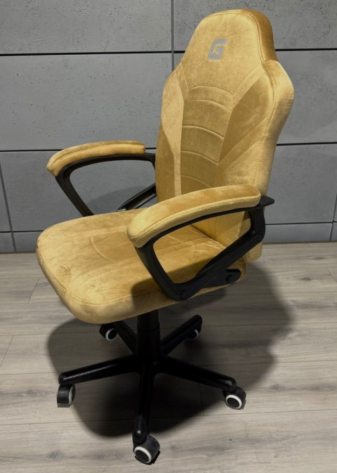 Lugano Fotel obrotowy do biurka MARIO ALCANTARA BEIGE