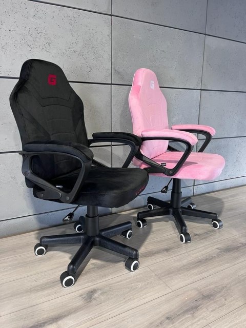 Lugano Fotel obrotowy do biurka MARIO ALCANTARA BLACK