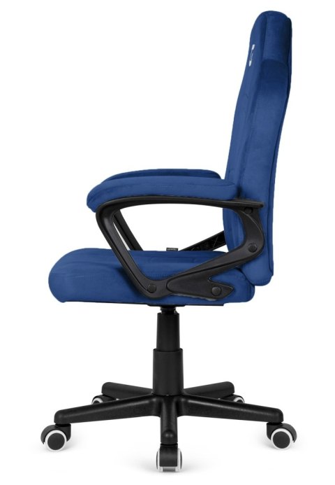 Lugano Fotel obrotowy do biurka MARIO ALCANTARA BLUE