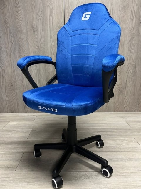 Lugano Fotel obrotowy do biurka MARIO ALCANTARA BLUE