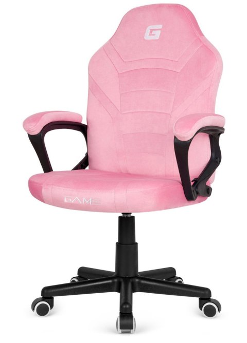 Lugano Fotel obrotowy do biurka MARIO ALCANTARA CANDY PINK