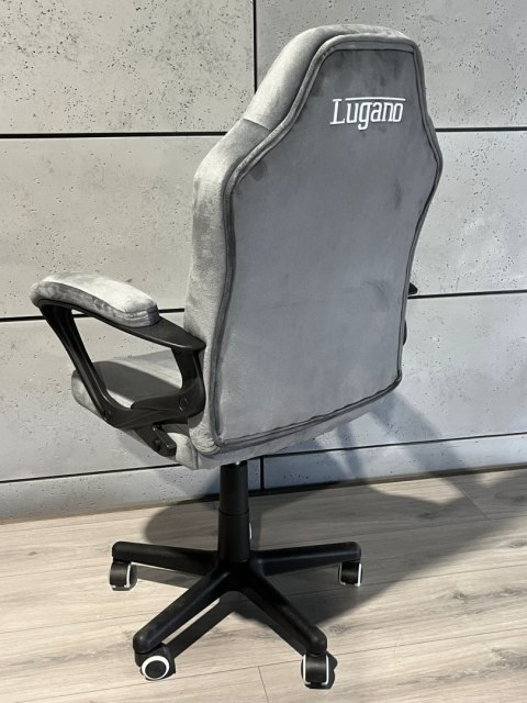 Lugano Fotel obrotowy do biurka MARIO ALCANTARA GREY