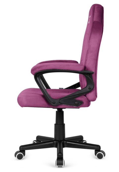 Lugano Fotel obrotowy do biurka MARIO ALCANTARA PURPLE + WHITE
