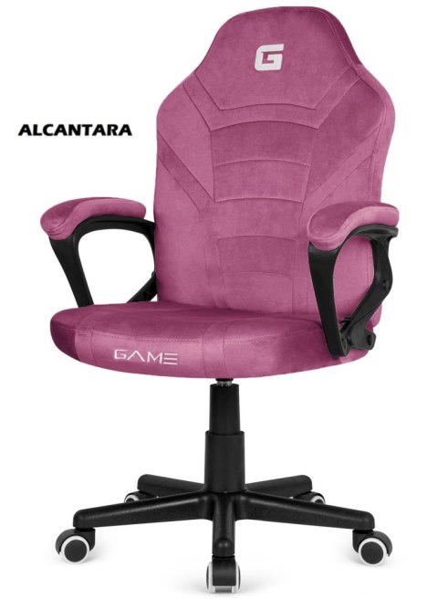 Lugano Fotel obrotowy do biurka MARIO ALCANTARA PURPLE