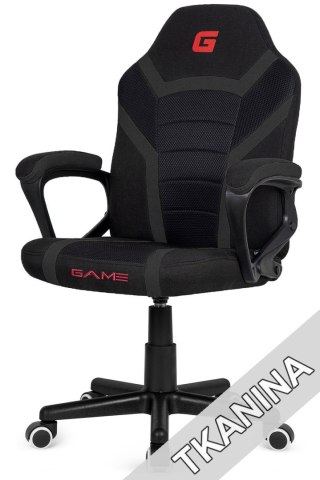 Lugano Fotel obrotowy do biurka MARIO BLACK FULL Fabric