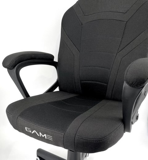 Lugano Fotel obrotowy do biurka MARIO BLACK FULL Fabric