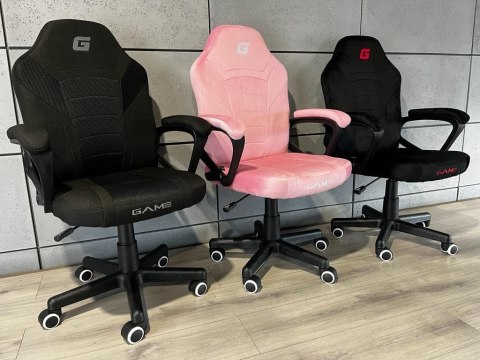 Lugano Fotel obrotowy do biurka MARIO BLACK FULL Fabric