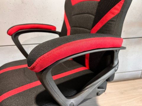 Lugano Fotel obrotowy do biurka MARIO RED