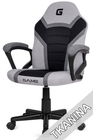 Lugano Fotel obrotowy do biurka MARIO STONE SHADOW GREY