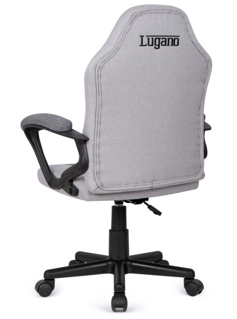Lugano Fotel obrotowy do biurka MARIO STONE SHADOW GREY