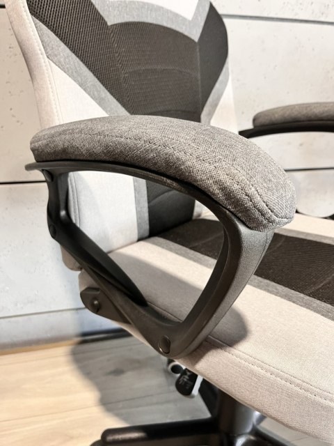 Lugano Fotel obrotowy do biurka MARIO STONE SHADOW GREY