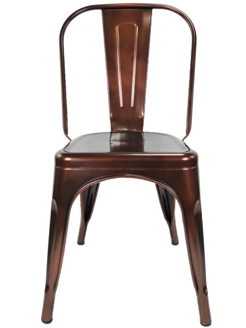 Lugano Krzesło metalowe loft CORSICA COPPER TOLIX