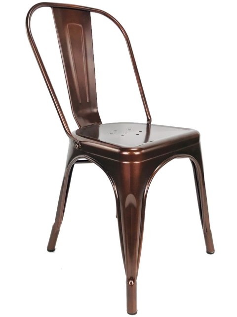 Lugano Krzesło metalowe loft CORSICA COPPER TOLIX