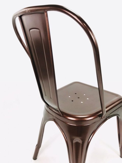 Lugano Krzesło metalowe loft CORSICA COPPER TOLIX