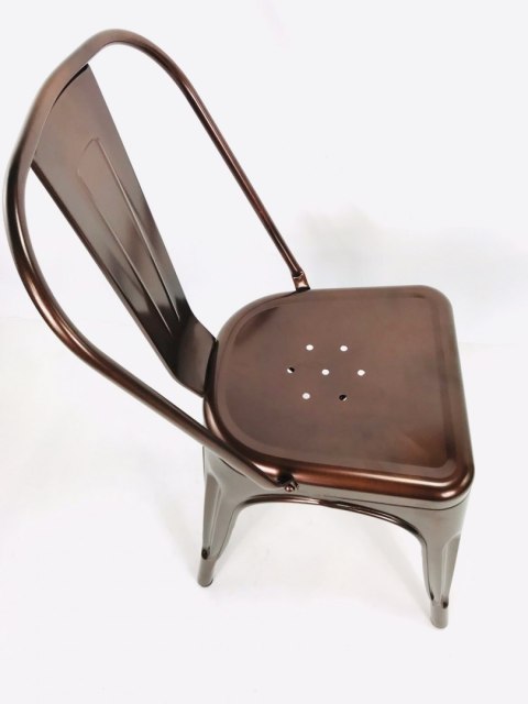 Lugano Krzesło metalowe loft CORSICA COPPER TOLIX