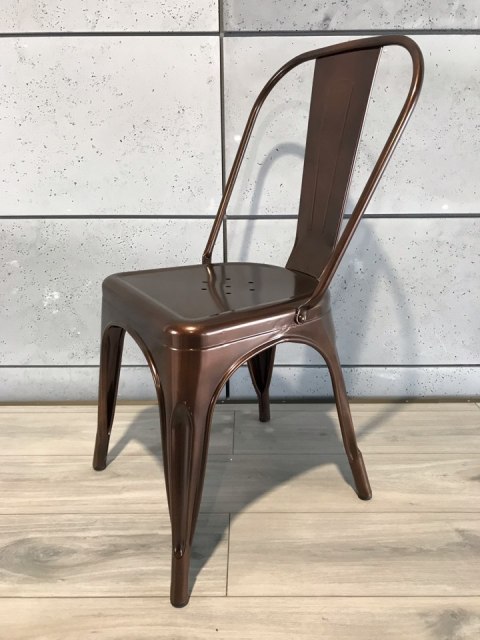 Lugano Krzesło metalowe loft CORSICA COPPER TOLIX