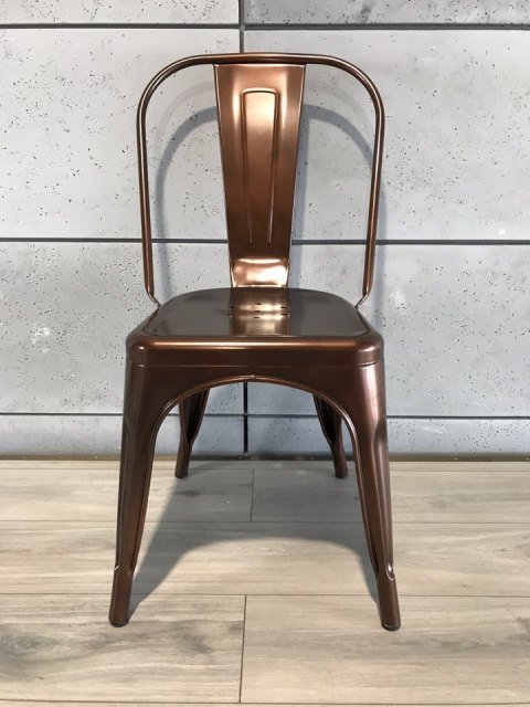 Lugano Krzesło metalowe loft CORSICA COPPER TOLIX