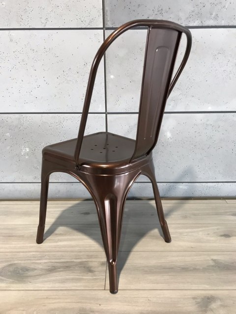 Lugano Krzesło metalowe loft CORSICA COPPER TOLIX