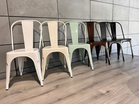 Lugano Krzesło metalowe loft CORSICA COPPER TOLIX