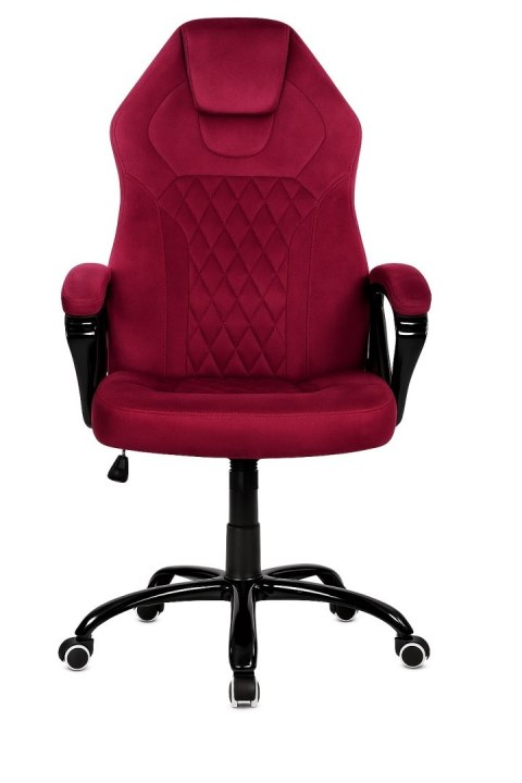 Prototype Fotel obrotowy do biurka SPIDER BURGUNDY ALCANTARA