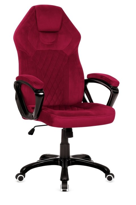 Prototype Fotel obrotowy do biurka SPIDER BURGUNDY ALCANTARA