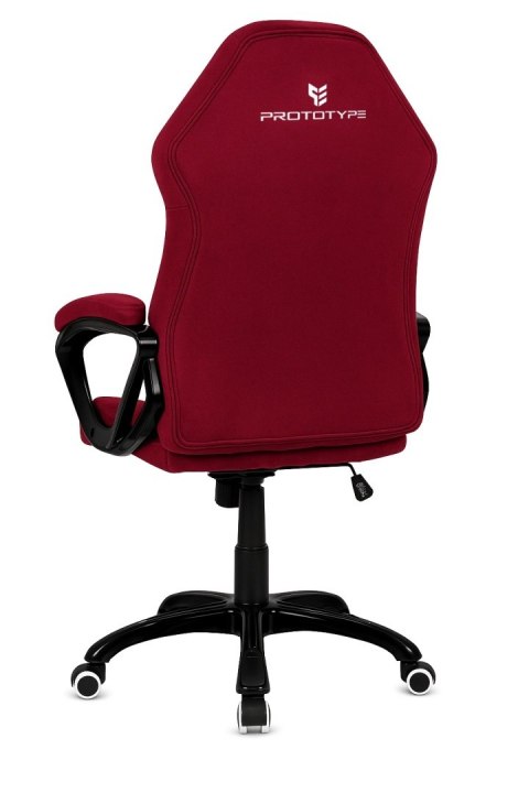 Prototype Fotel obrotowy do biurka SPIDER BURGUNDY ALCANTARA