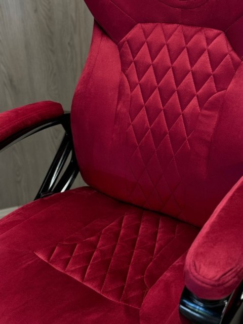 Prototype Fotel obrotowy do biurka SPIDER BURGUNDY ALCANTARA