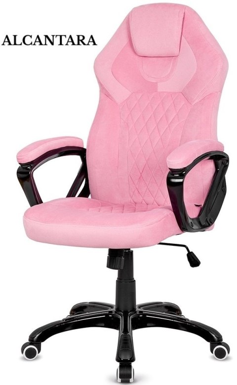 Prototype Fotel obrotowy do biurka SPIDER PINK ALCANTARA