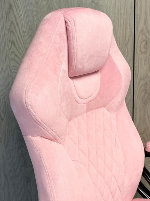 Prototype Fotel obrotowy do biurka SPIDER PINK ALCANTARA