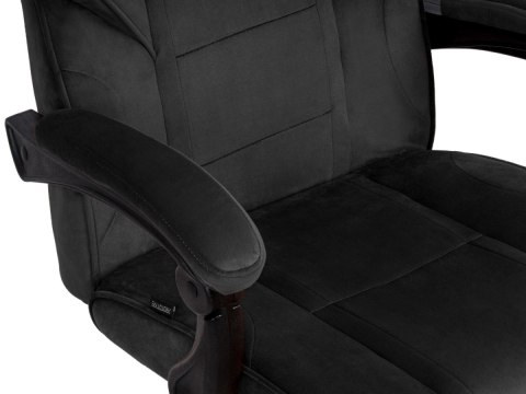 Prototype Fotel obrotowy do biurka TITAN BLACK ALCANTARA PRO