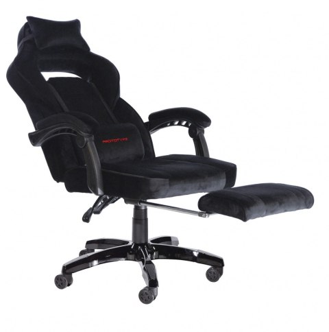 Prototype Fotel obrotowy do biurka TITAN BLACK ALCANTARA PRO