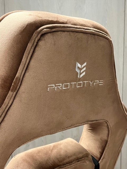 Prototype Fotel obrotowy do biurka TITAN BROWN ALCANTARA PRO