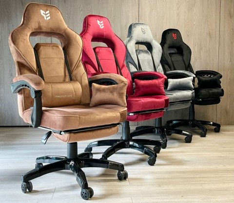 Prototype Fotel obrotowy do biurka TITAN BROWN ALCANTARA PRO