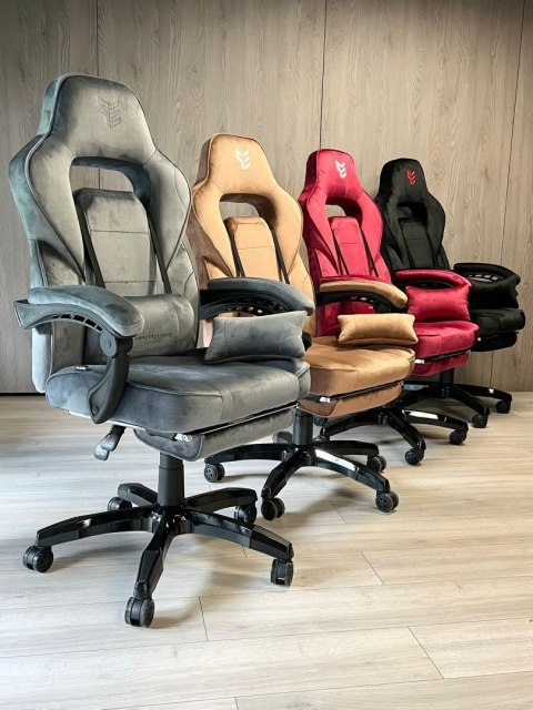 Prototype Fotel obrotowy do biurka TITAN GREY ALCANTARA BASIC