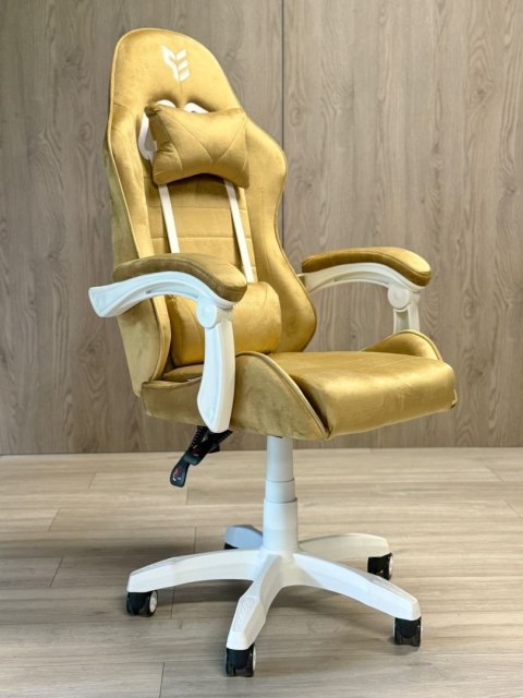 Prototype Fotel obrotowy gamingowy ENZO XL BEIGE ALCANTARA ICE