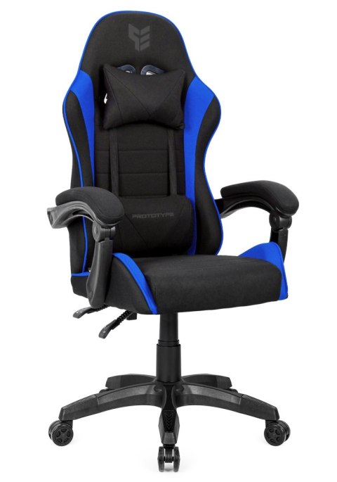 Prototype Fotel obrotowy gamingowy ENZO XL BLUE FABRIC